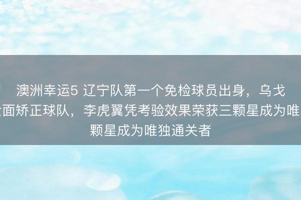 澳洲幸运5 辽宁队第一个免检球员出身,乌戈休赛期全面矫正球队,李虎翼凭考验效果荣获三颗星成为唯独通关者
